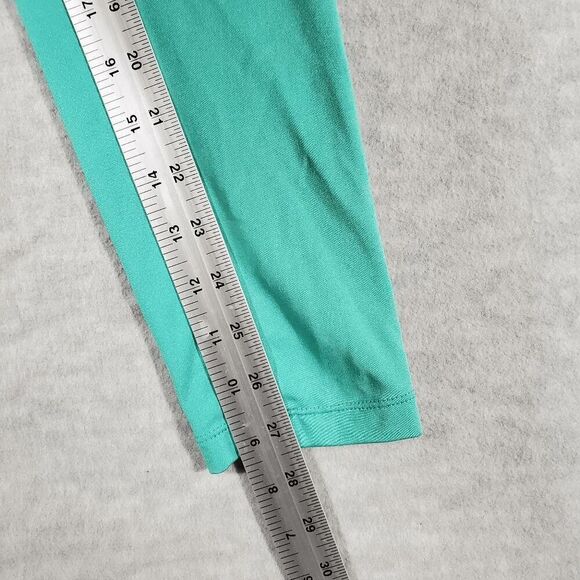 Reebok Leggings Womens Medium Green Stretch Yoga Performance Workwear High Waist - Picture 4 of 7